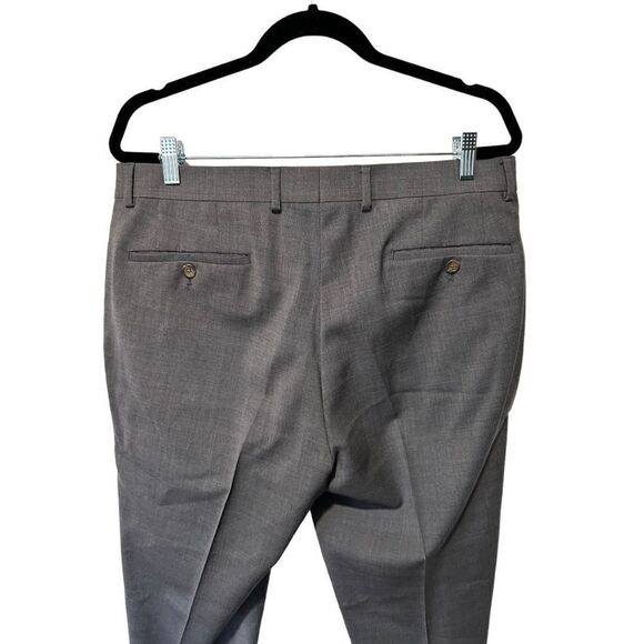 Lauren Ralph Lauren High Performance Gray Wool Pleated Dress Pants Size 34x32 - Picture 5 of 8